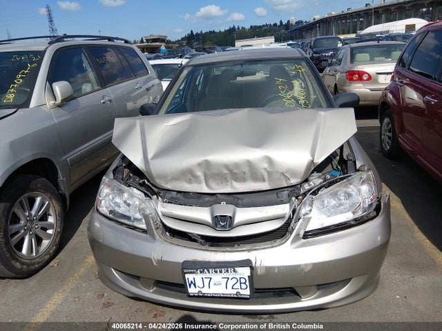 2004 Honda Civic Dx Vp მანქანა იყიდება აუქციონზე, vin: 2HGES16384H924275, აუქციონის ნომერი: 40065214