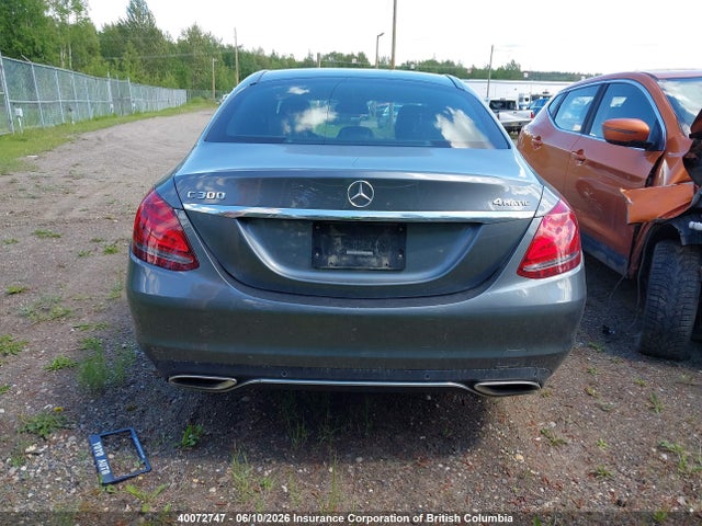 Продажа на аукционе авто 2018 Mercedes-benz C 300 4mati, vin: 55SWF4KB2JU241087, номер лота: 40072747