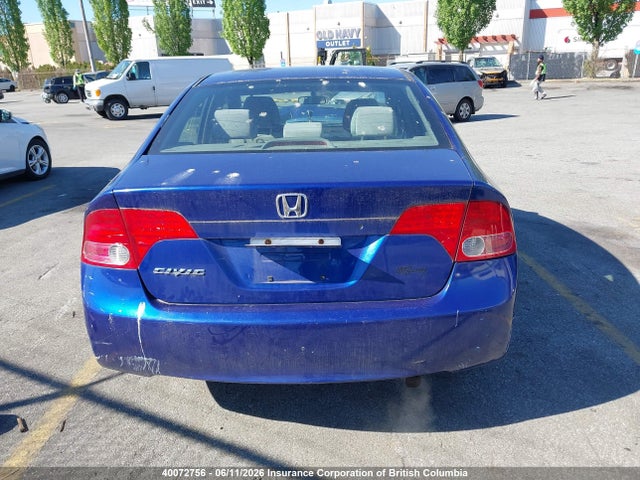 Auction sale of the 2006 Honda Civic, vin: 2HGFA16816H007474, lot number: 40072756