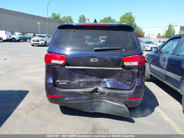 Aukcja sprzedaży 2018 Kia Sedona Lx, vin: KNDMB5C10J6392697, numer aukcji: 40072767