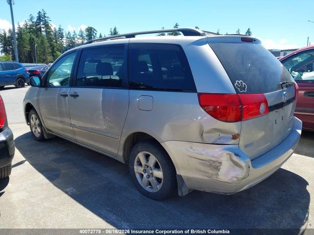40072778 :رقم المزاد ، 5TDBA29CX6S060209 vin ، 2006 Toyota Sienna Ce 7 Passenger مزاد بيع