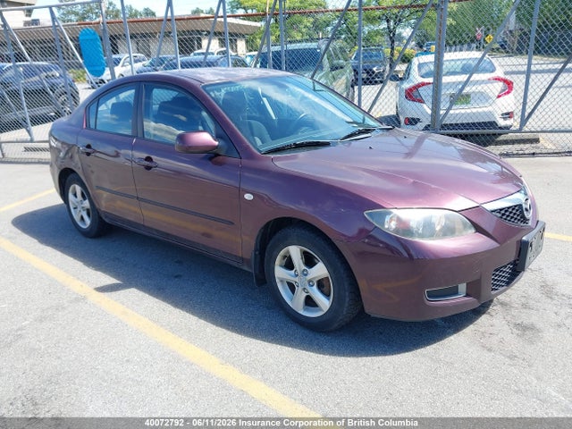 2008 Mazda Mazda3 Gs/gx მანქანა იყიდება აუქციონზე, vin: JM1BK32F681825780, აუქციონის ნომერი: 40072792