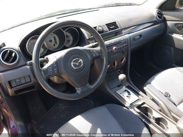 2008 Mazda Mazda3 Gs/gx მანქანა იყიდება აუქციონზე, vin: JM1BK32F681825780, აუქციონის ნომერი: 40072792