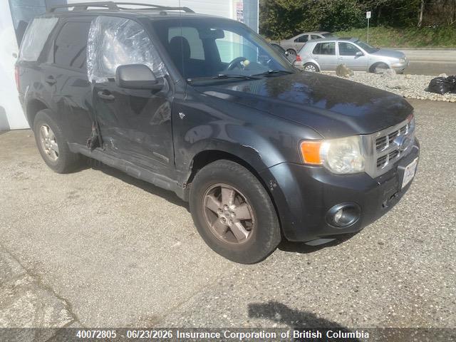 40072805 :رقم المزاد ، 1FMCU03108KD90003 vin ، 2008 Ford Escape Xlt مزاد بيع