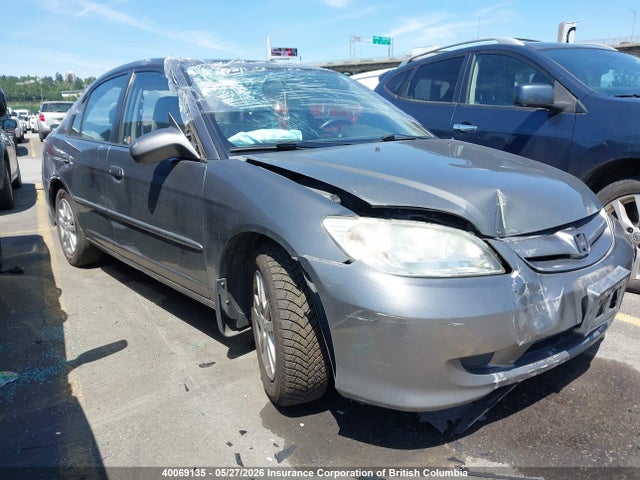 Продажа на аукционе авто 2005 Honda Civic Sdn, vin: 2HGES16655H034747, номер лота: 40069135