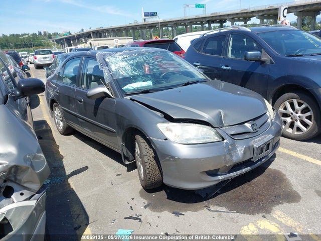 Продажа на аукционе авто 2005 Honda Civic Sdn, vin: 2HGES16655H034747, номер лота: 40069135