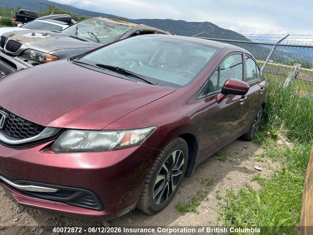 40072872 :رقم المزاد ، 2HGFB2F57EH027607 vin ، 2014 Honda Civic مزاد بيع