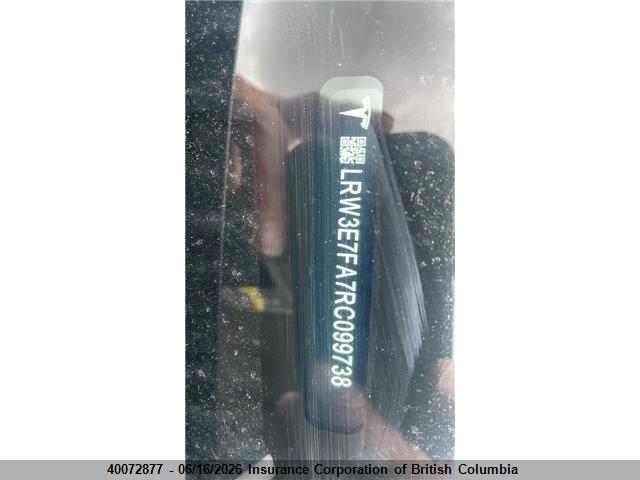 Tesla MODEL 3 2024 LRW3E7FA7RC099738 Image 7