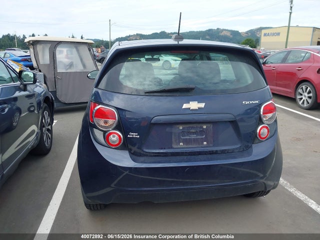 2015 Chevrolet Sonic მანქანა იყიდება აუქციონზე, vin: 1G1JA6SH3F4203062, აუქციონის ნომერი: 40072892