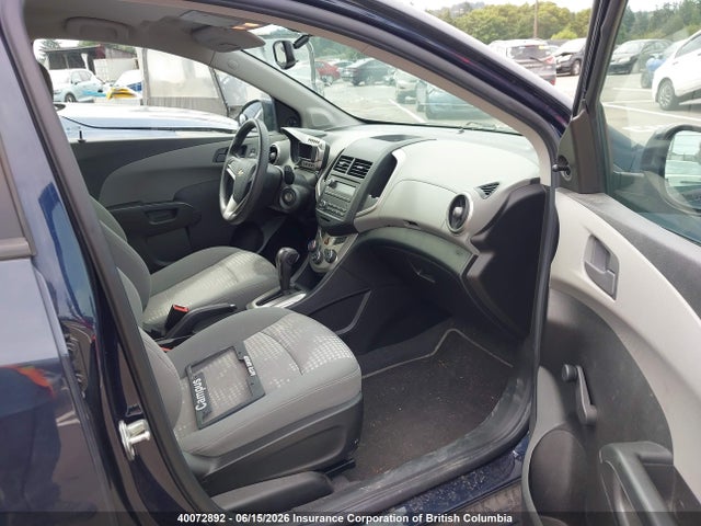 2015 Chevrolet Sonic მანქანა იყიდება აუქციონზე, vin: 1G1JA6SH3F4203062, აუქციონის ნომერი: 40072892