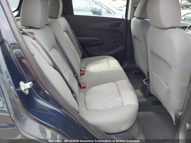 2015 Chevrolet Sonic მანქანა იყიდება აუქციონზე, vin: 1G1JA6SH3F4203062, აუქციონის ნომერი: 40072892