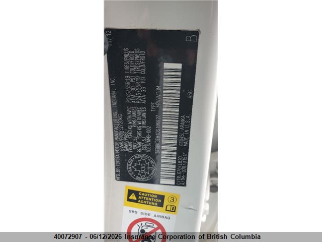 Aukcja sprzedaży 2013 Toyota Highlander V6, vin: 5TDBK3EH1DS196827, numer aukcji: 40072907