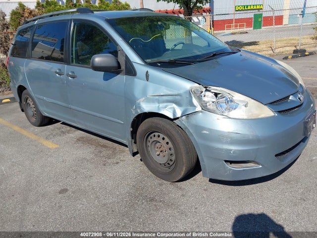 40072908 :رقم المزاد ، 5TDZA29C66S389388 vin ، 2006 Toyota Sienna Ce مزاد بيع