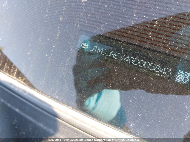 JTMDJREV4GD005843 Toyota RAV4