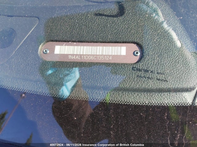 Продажа на аукционе авто 2006 Nissan Altima S/sl, vin: 1N4AL11D06C135124, номер лота: 40072924