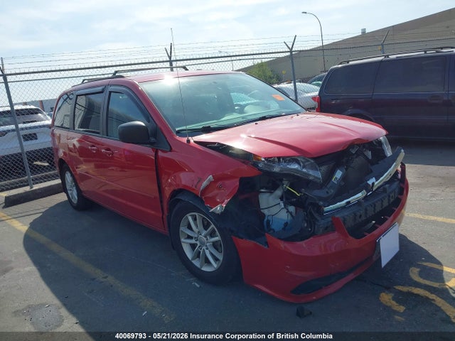 40069793 :رقم المزاد ، 2C4RDGBG3ER288852 vin ، 2014 Dodge Grand Caravan Se مزاد بيع