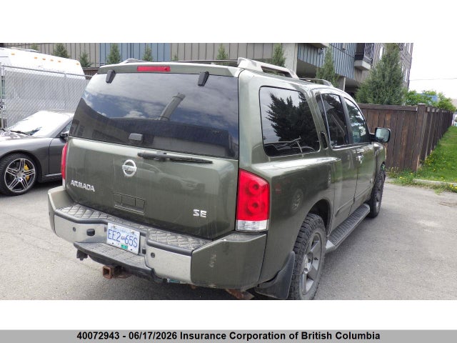Продаж на аукціоні авто 2005 Nissan Armada Se, vin: 5N1AA08B65N710310, номер лоту: 40072943