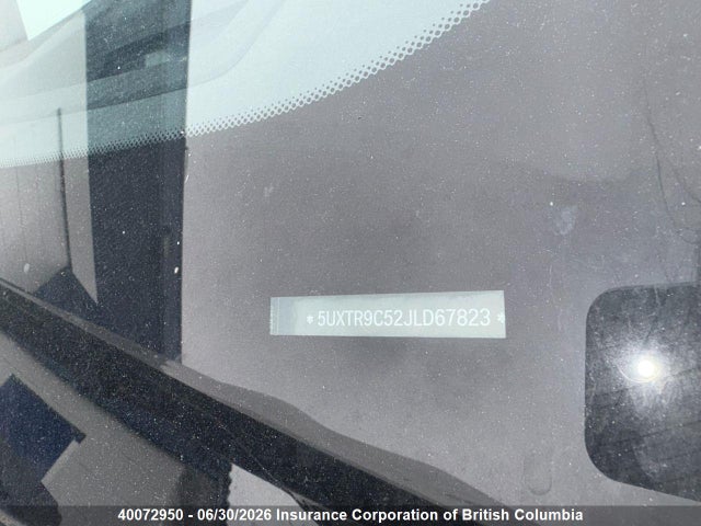 Aukcja sprzedaży 2018 Bmw X3, vin: 5UXTR9C52JLD67823, numer aukcji: 40072950