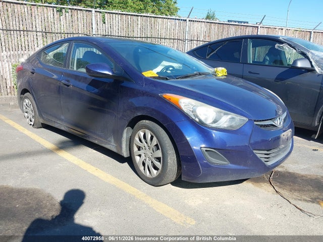 2013 Hyundai Elantra Gl მანქანა იყიდება აუქციონზე, vin: 5NPDH4AE9DH299184, აუქციონის ნომერი: 40072958