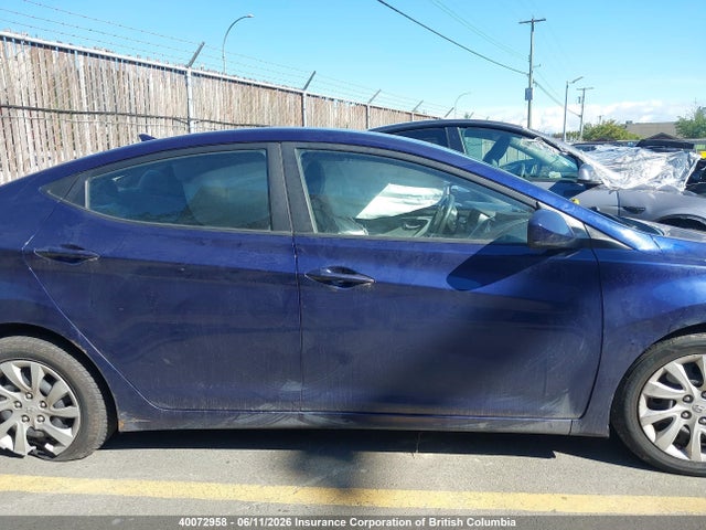 2013 Hyundai Elantra Gl მანქანა იყიდება აუქციონზე, vin: 5NPDH4AE9DH299184, აუქციონის ნომერი: 40072958