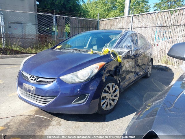 2013 Hyundai Elantra Gl მანქანა იყიდება აუქციონზე, vin: 5NPDH4AE9DH299184, აუქციონის ნომერი: 40072958