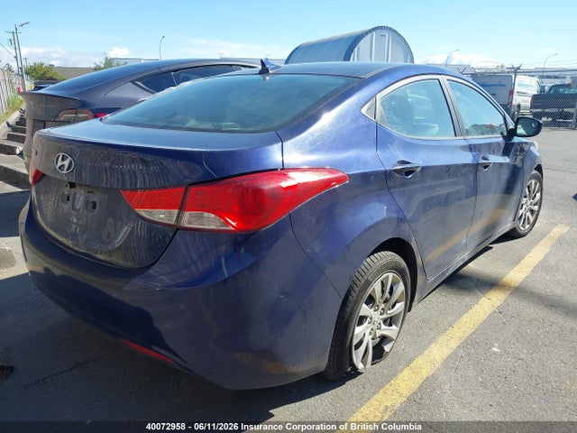 2013 Hyundai Elantra Gl მანქანა იყიდება აუქციონზე, vin: 5NPDH4AE9DH299184, აუქციონის ნომერი: 40072958