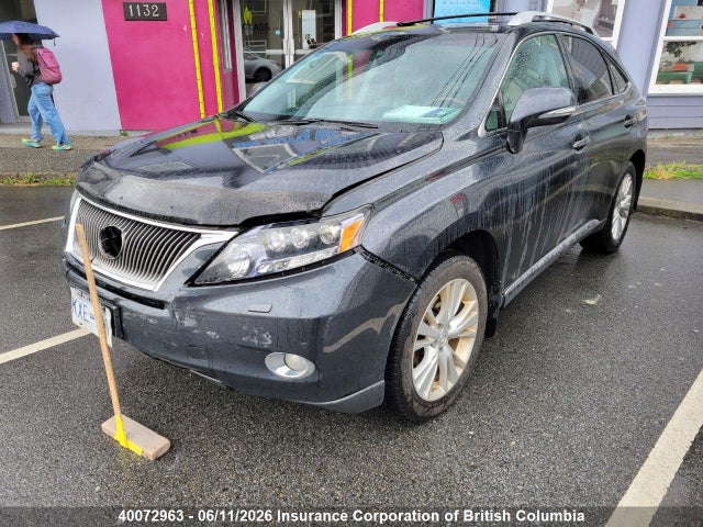 40072963 :رقم المزاد ، JTJBC1BA7A2405559 vin ، 2010 Lexus Rx 450h مزاد بيع