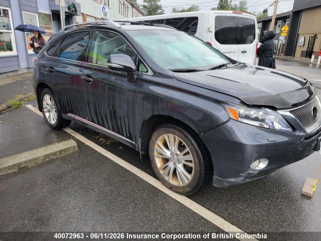 40072963 :رقم المزاد ، JTJBC1BA7A2405559 vin ، 2010 Lexus Rx 450h مزاد بيع