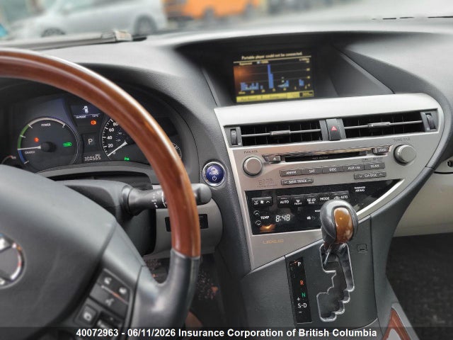 40072963 :رقم المزاد ، JTJBC1BA7A2405559 vin ، 2010 Lexus Rx 450h مزاد بيع
