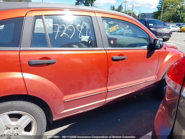 40072981 :رقم المزاد ، 1B3HB48BX7D208742 vin ، 2007 Dodge Caliber Sxt مزاد بيع