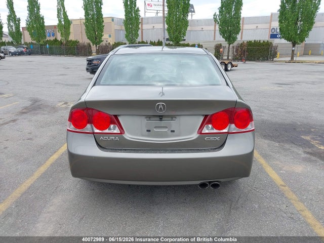 Продажа на аукционе авто 2006 Acura Csx, vin: 2HHFD56736H203871, номер лота: 40072989