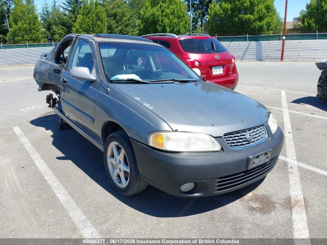 2001 Nissan Sentra Se მანქანა იყიდება აუქციონზე, vin: 3N1BB51D11L128658, აუქციონის ნომერი: 40066377