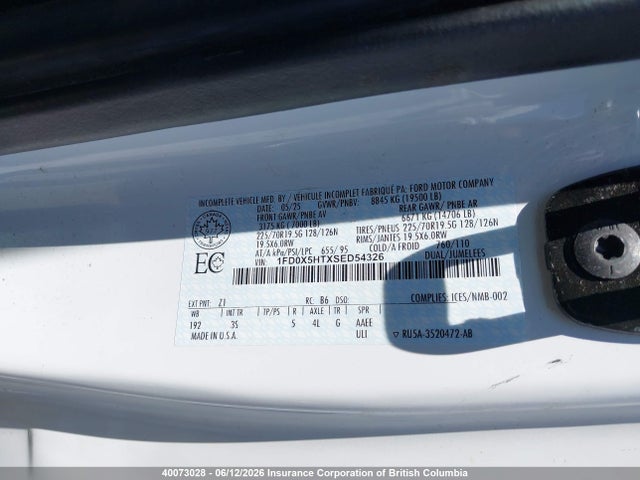 Ford F550 Super Duty 2025 1FD0X5HTXSED54326 Image 9
