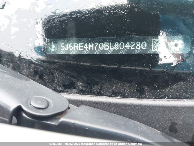 Продажа на аукционе авто 2011 Honda Cr-v Ex-l, vin: 5J6RE4H70BL804280, номер лота: 40069588