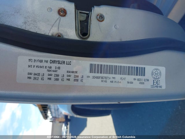 Продажа на аукционе авто 2008 Dodge Caliber Srt4, vin: 1B3HB68F98D792714, номер лота: 40073064