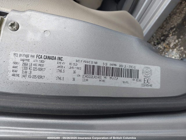 Dodge Grand Caravan Crew 2018 2C4RDGDG8JR314031 Image 9