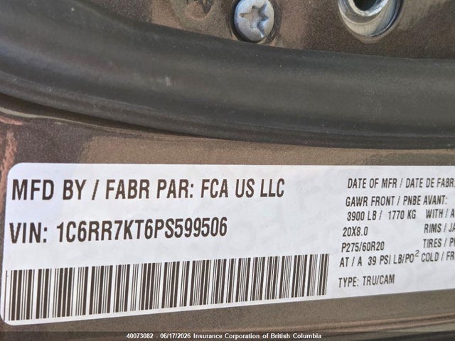 RAM 1500 Classic Tradesman 2023 1C6RR7KT6PS599506 Image 20