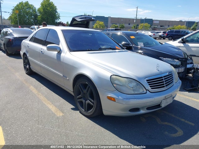 40073102 :رقم المزاد ، WDBNG75JX1A178634 vin ، 2001 Mercedes-benz S 500 مزاد بيع