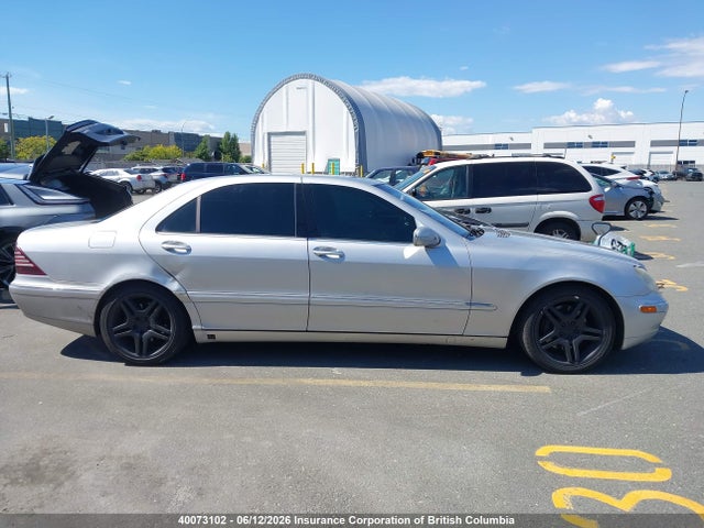40073102 :رقم المزاد ، WDBNG75JX1A178634 vin ، 2001 Mercedes-benz S 500 مزاد بيع