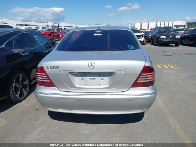 40073102 :رقم المزاد ، WDBNG75JX1A178634 vin ، 2001 Mercedes-benz S 500 مزاد بيع