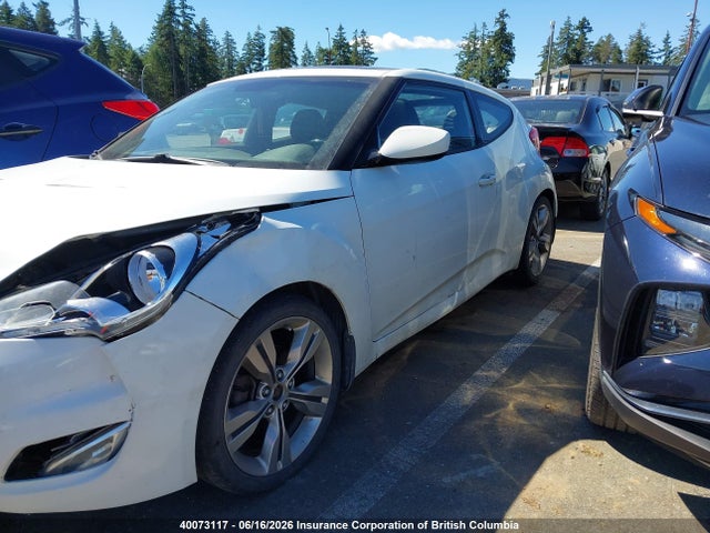 2013 Hyundai Veloster Tech მანქანა იყიდება აუქციონზე, vin: KMHTC6AD6DU163691, აუქციონის ნომერი: 40073117