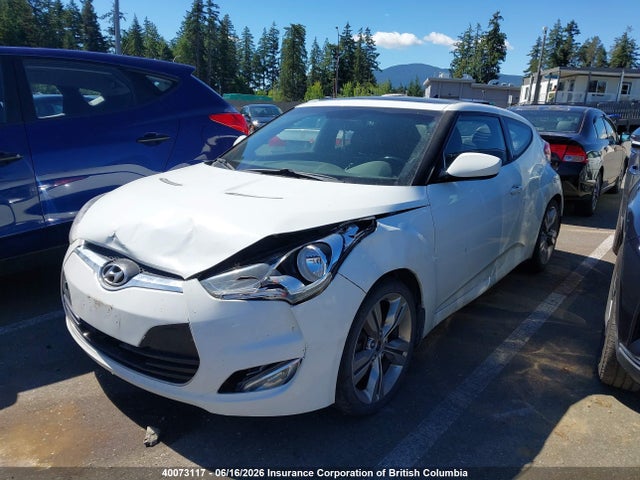 2013 Hyundai Veloster Tech მანქანა იყიდება აუქციონზე, vin: KMHTC6AD6DU163691, აუქციონის ნომერი: 40073117