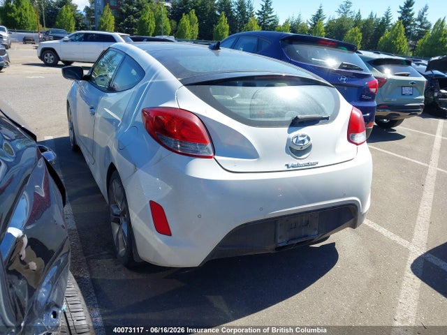 2013 Hyundai Veloster Tech მანქანა იყიდება აუქციონზე, vin: KMHTC6AD6DU163691, აუქციონის ნომერი: 40073117