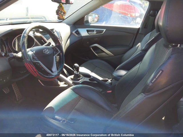 2013 Hyundai Veloster Tech მანქანა იყიდება აუქციონზე, vin: KMHTC6AD6DU163691, აუქციონის ნომერი: 40073117