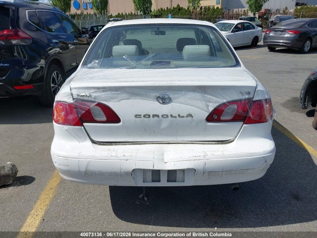 2000 Toyota Corolla Ve/ce/le მანქანა იყიდება აუქციონზე, vin: 2T1BR12E4YC801979, აუქციონის ნომერი: 40073136