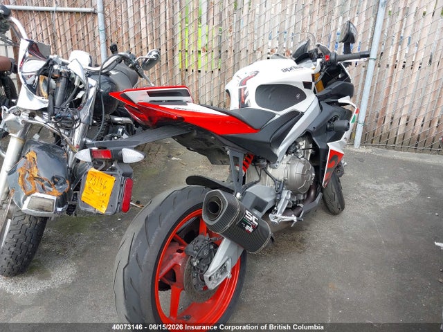 Aukcja sprzedaży 2024 Aprilia Rs 660 Extrema, vin: ZD4KSUR01RS000415, numer aukcji: 40073146