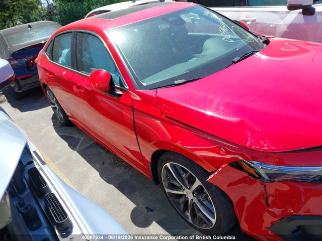 40067934 :رقم المزاد ، 2HGFE1F90NH000365 vin ، 2022 Honda Civic Touring مزاد بيع