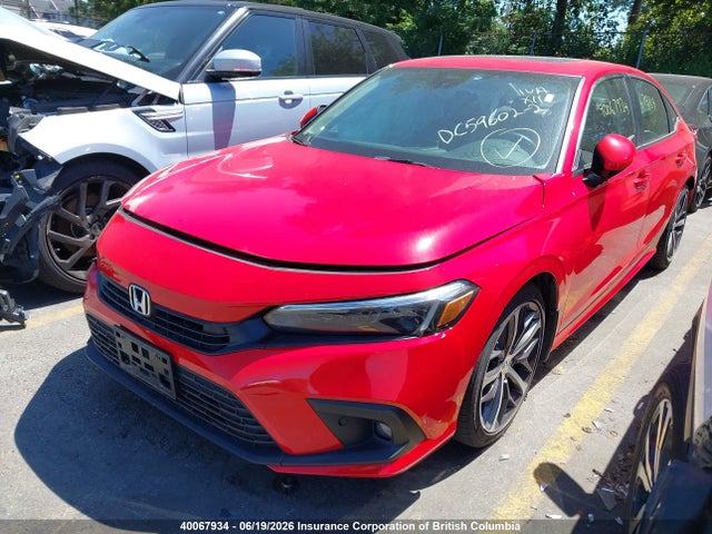 40067934 :رقم المزاد ، 2HGFE1F90NH000365 vin ، 2022 Honda Civic Touring مزاد بيع