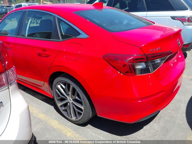 40067934 :رقم المزاد ، 2HGFE1F90NH000365 vin ، 2022 Honda Civic Touring مزاد بيع