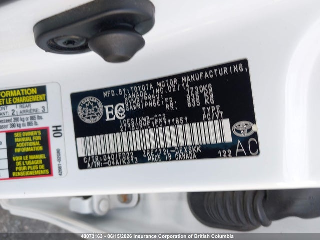 Toyota Corolla S 2014 2T1BURHE1EC111851 Image 9